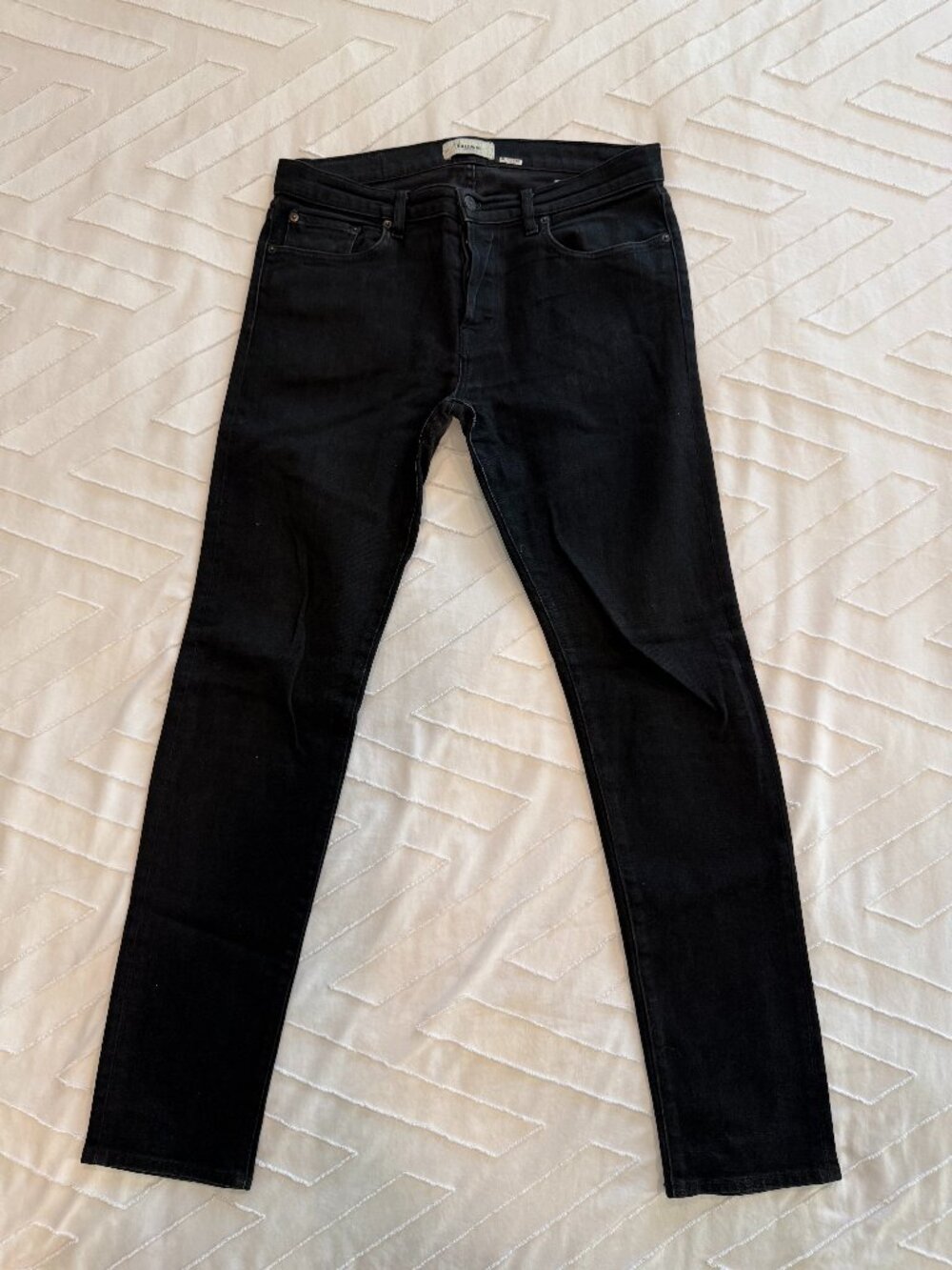 Baldwin Black Slim Fit Jeans Size 34